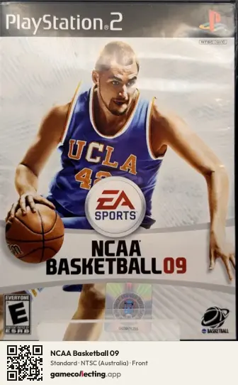 NCAA Basketball 09 PlayStation 2, Australia box front