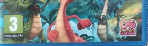 Gigantosaurus: The Game, the PEGI square on its front