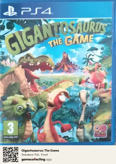 Gigantosaurus: The Game PlayStation 4, PAL box front