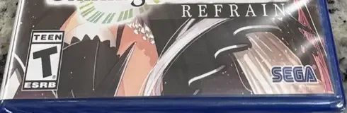 Shining Resonance Refrain, the ESRB box on its front