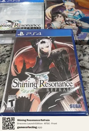 Shining Resonance Refrain PlayStation 4, NTSC box front