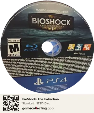 BioShock: The Collection PlayStation 4, NTSC disc