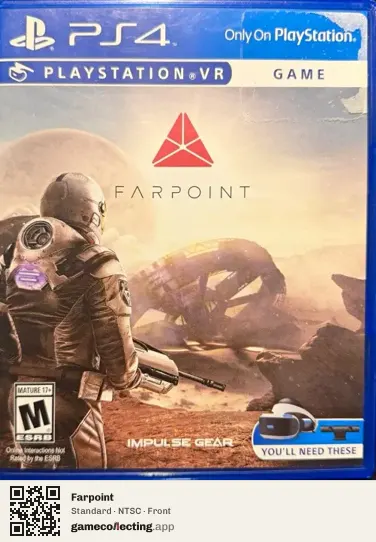 Farpoint PlayStation 4, NTSC box front