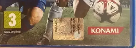 Pro Evolution Soccer 2010, the PEGI square on its front