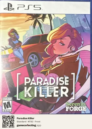 Paradise Killer PlayStation 5, NTSC box front