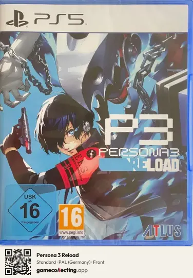 Persona 3 Reload PlayStation 5, Germany box front