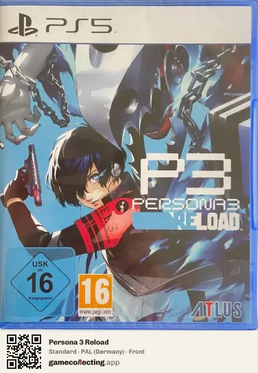 Persona 3 Reload PlayStation 5, Germany box front