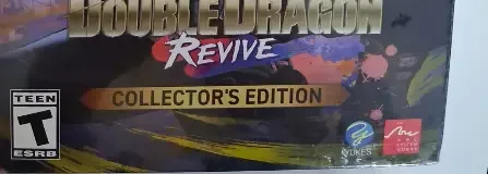 Double Dragon Revive, the ESRB box on its front