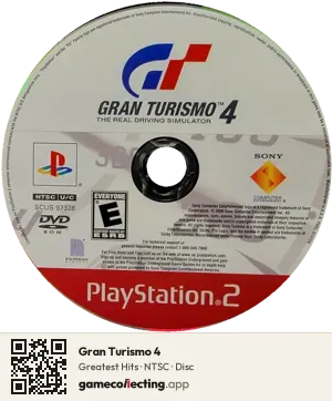 Gran Turismo 4 PlayStation 2, NTSC disc