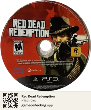 Red Dead Redemption PlayStation 3, NTSC disc