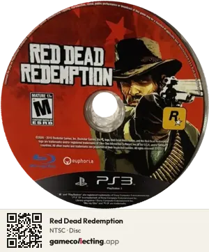 Red Dead Redemption PlayStation 3, NTSC disc