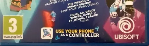 Just Dance 2022, the USK square on its front