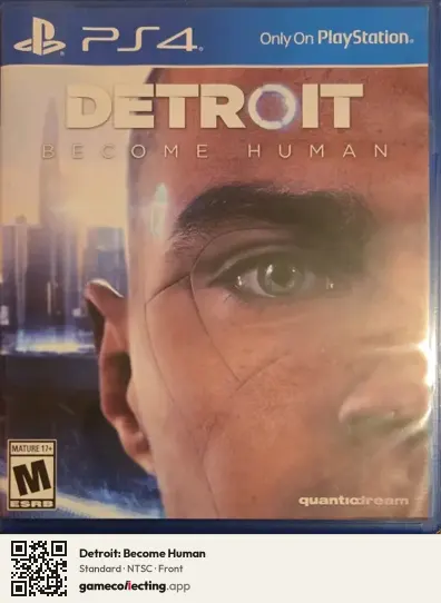 Detroit: Become Human PlayStation 4, NTSC box front