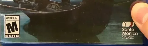 God of War, the ESRB box on its front