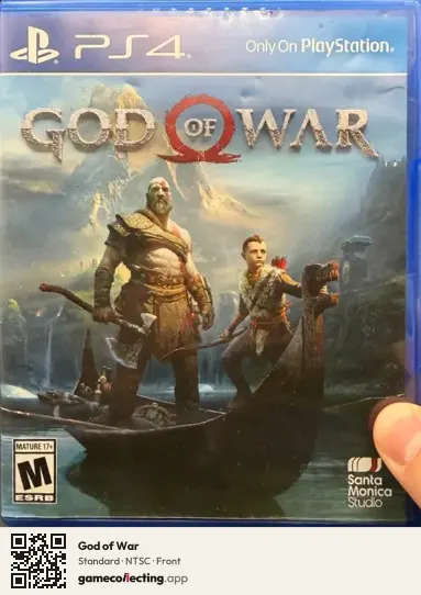 God of War PlayStation 4, NTSC box front