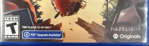 It Takes Two, the ESRB box on its front
