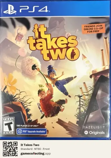 It Takes Two PlayStation 4, NTSC box front