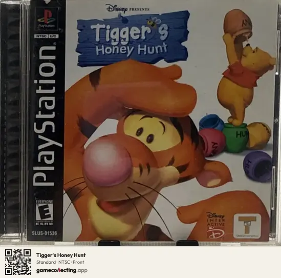 Tigger's Honey Hunt PlayStation, NTSC box front