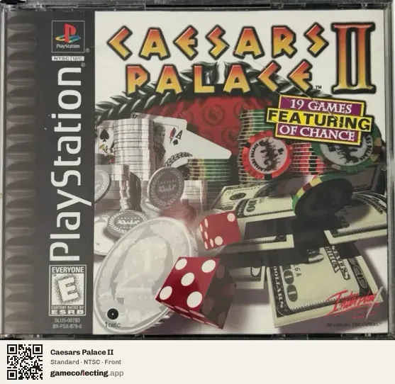 Caesars Palace II PlayStation, NTSC box front