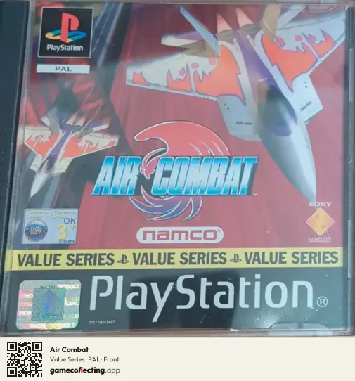 Air Combat PlayStation, PAL box front