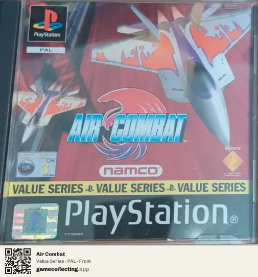 Air Combat PlayStation, PAL box front