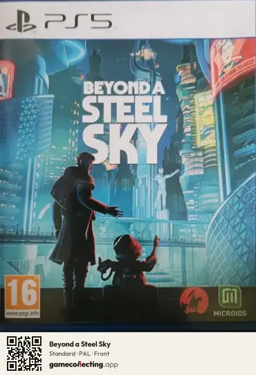 Beyond a Steel Sky PlayStation 5, PAL box front