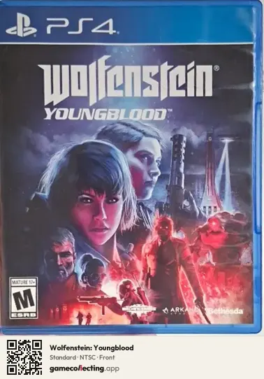 Wolfenstein: Youngblood PlayStation 4, NTSC box front