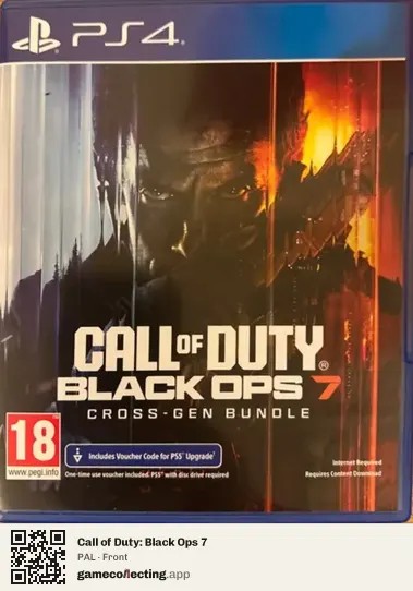Call of Duty: Black Ops 7 PlayStation 4, PAL box front
