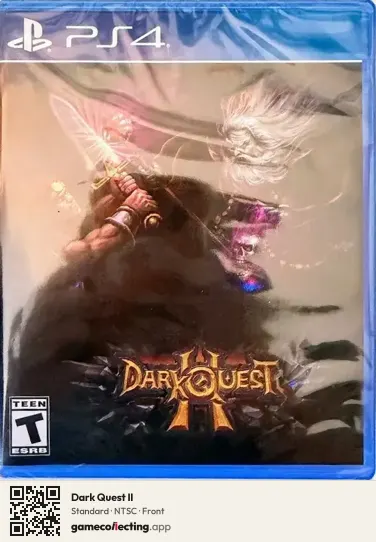 Dark Quest II PlayStation 4, NTSC box front