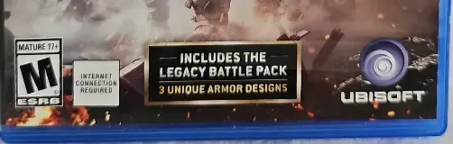 For Honor, the ESRB box on its front