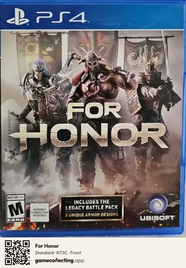 For Honor PlayStation 4, NTSC box front