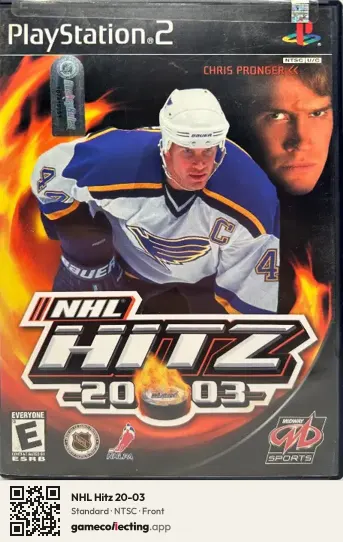 NHL Hitz 20-03 PlayStation 2, NTSC box front