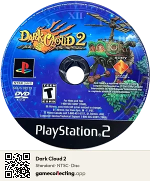 Dark Cloud 2 PlayStation 2, NTSC disc
