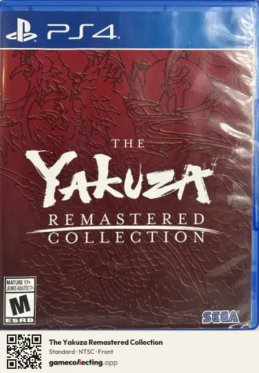 The Yakuza Remastered Collection PlayStation 4, NTSC box front