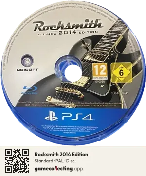 Rocksmith 2014 Edition PlayStation 4, PAL disc