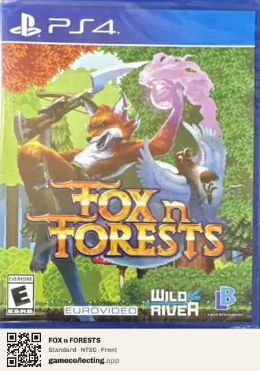 FOX n FORESTS PlayStation 4, NTSC box front