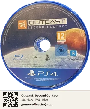 Outcast: Second Contact PlayStation 4, PAL disc