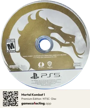 Mortal Kombat 1 PlayStation 5, NTSC disc