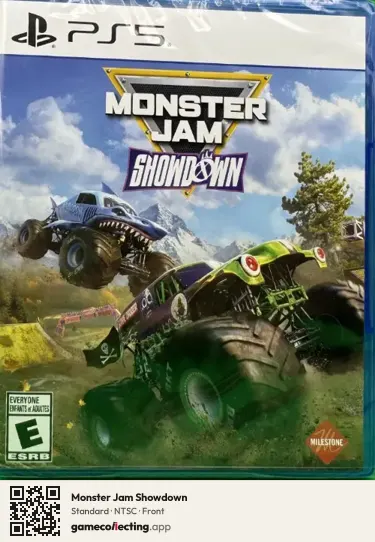 Monster Jam Showdown PlayStation 5, NTSC box front