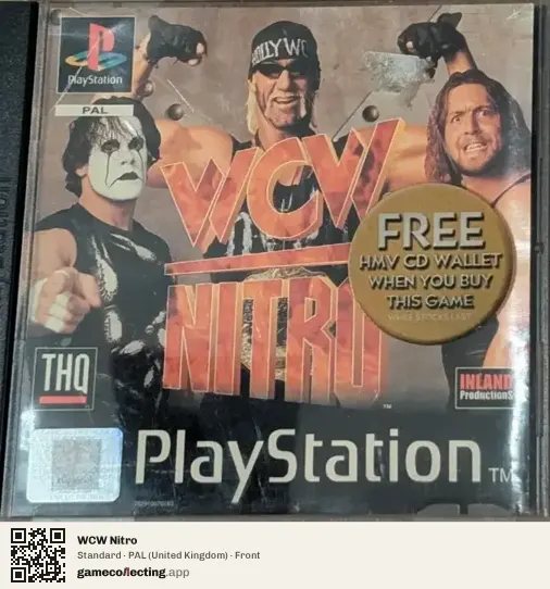WCW Nitro PlayStation, United Kingdom box front