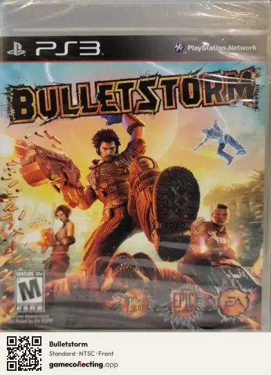 Bulletstorm PlayStation 3, NTSC box front