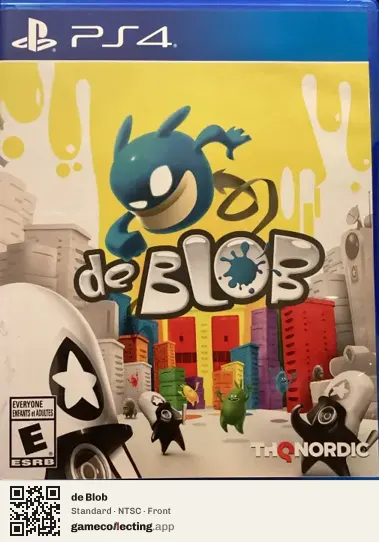 de Blob PlayStation 4, NTSC box front