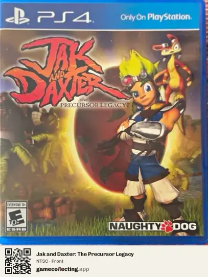 Jak and Daxter: The Precursor Legacy PlayStation 4, NTSC box front