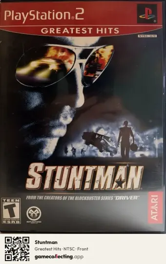 Stuntman PlayStation 2, NTSC box front