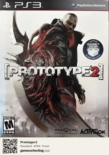 Prototype 2 PlayStation 3, NTSC box front