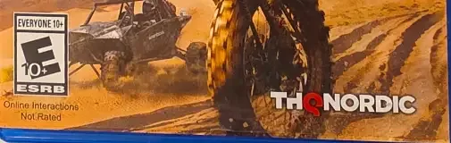 MX vs ATV All Out, the ESRB box on its front