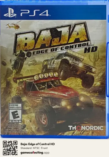Baja: Edge of Control HD PlayStation 4, NTSC box front
