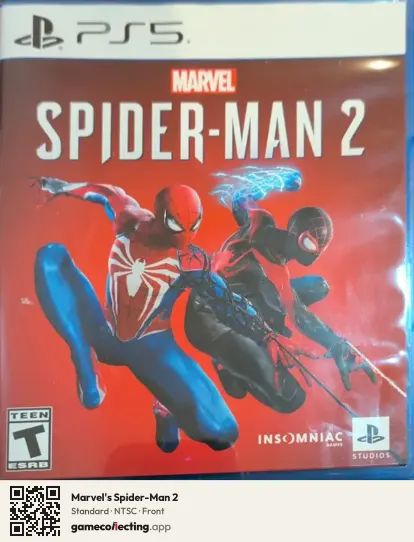 Marvel's Spider-Man 2 PlayStation 5, NTSC box front