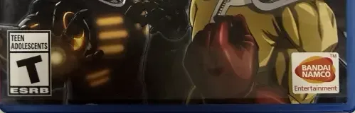 One Punch Man: A Hero Nobody Knows, the ESRB box on its front