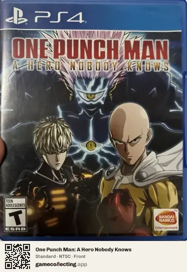 One Punch Man: A Hero Nobody Knows PlayStation 4, NTSC box front